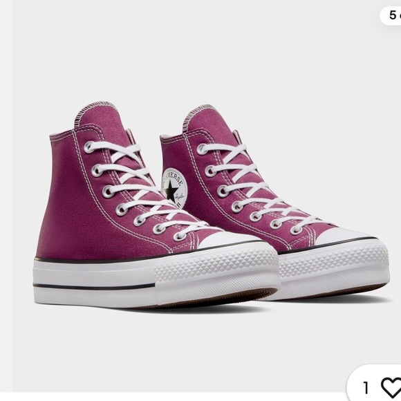 WOMENS CONVERSE CHUCK TAYLOR ALL-STAR LIFT SNEAKER size 7 - Picture 2 of 7